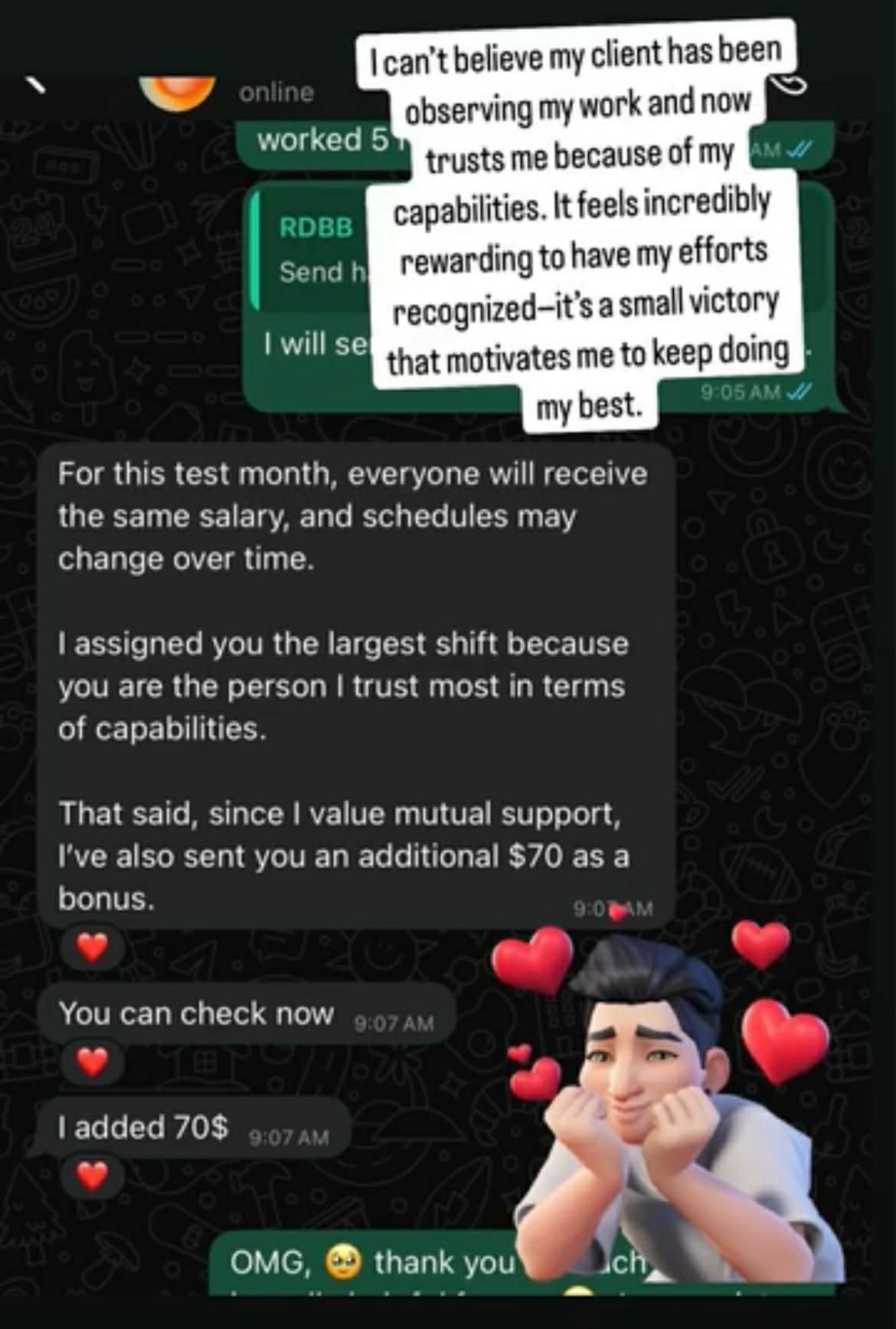 Client Testimonial Screenshot 2